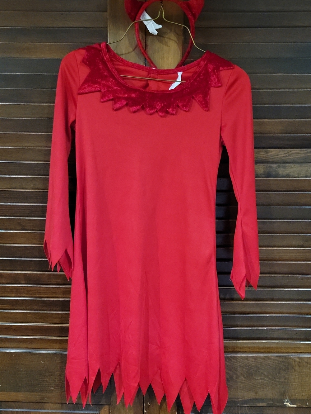Party City Lil Devil Girls Long-Sleeve Costume Dress